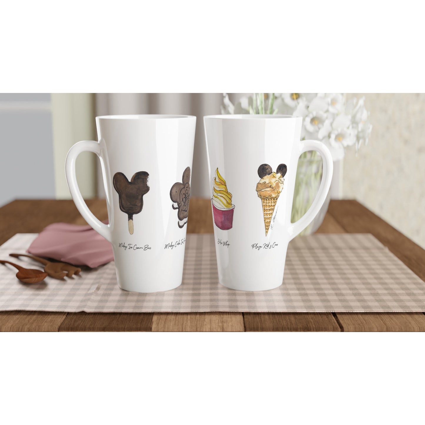 Disney Ice Cream Treat - White Latte 17oz Ceramic Mug