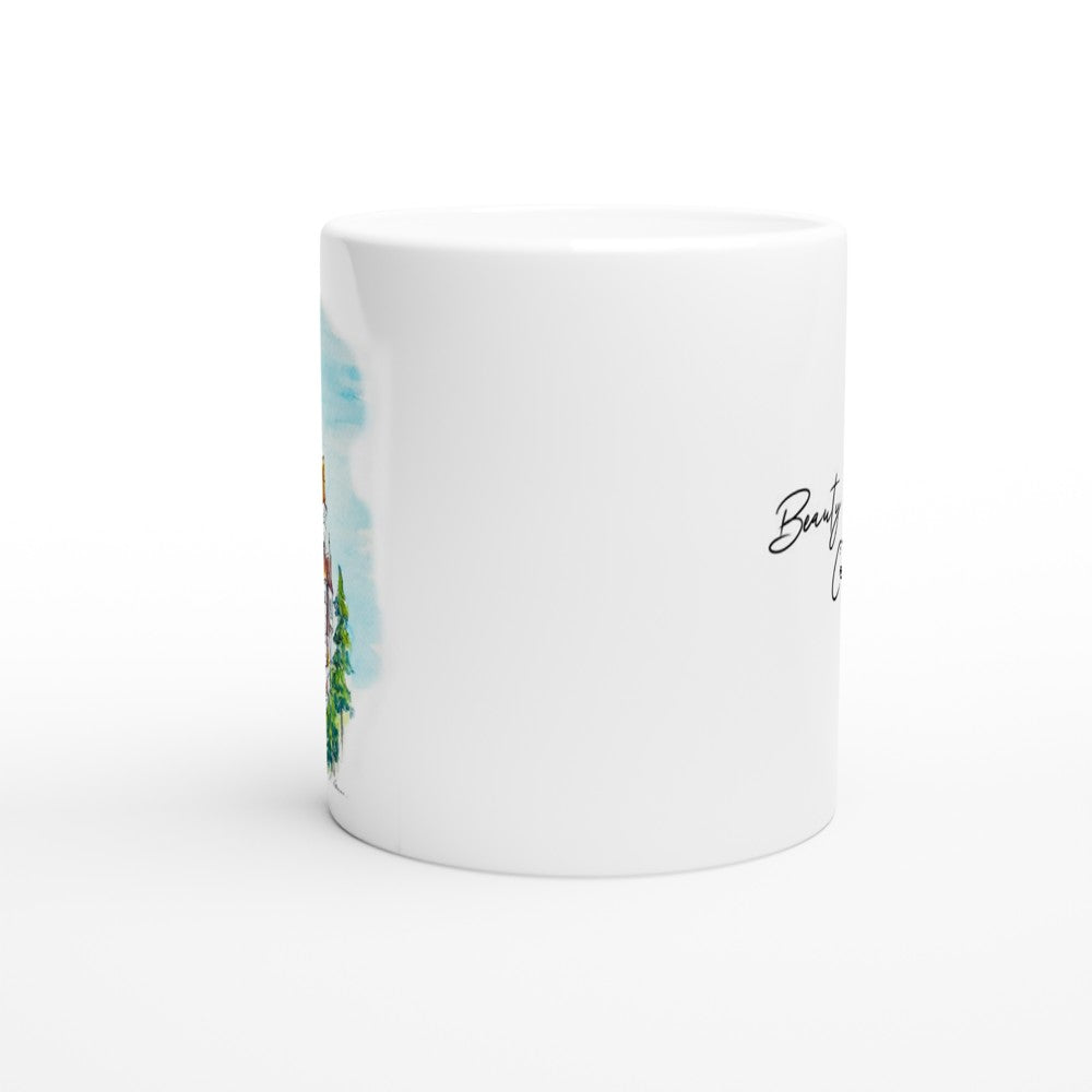 Beauty and the Beast Castle - White 11oz Ceramic Mug
