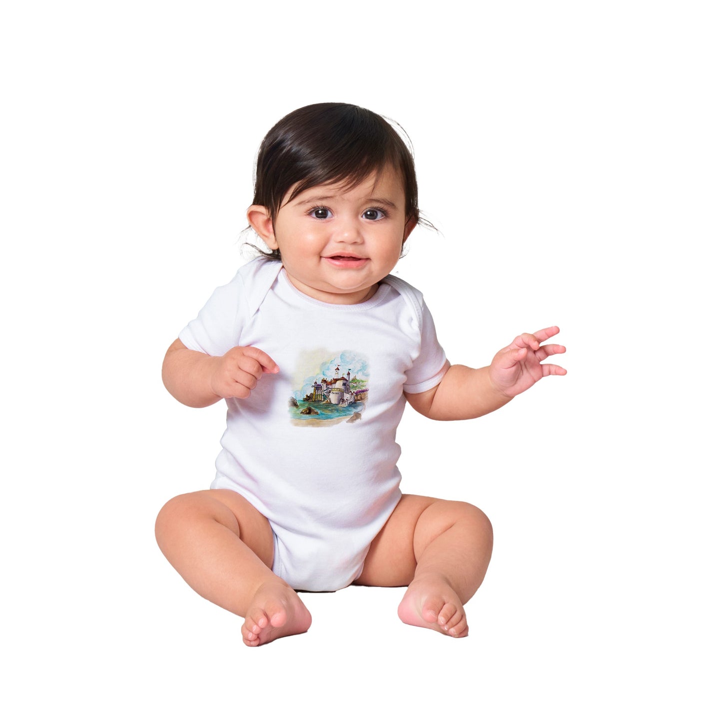 Little Mermaid - Classic Baby Short Sleeve Bodysuit