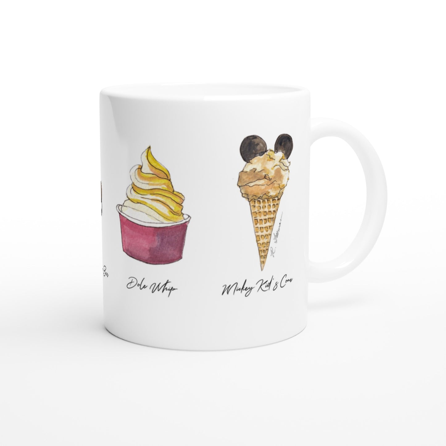 Disney Ice Cream Treats - White 11oz Ceramic Mug