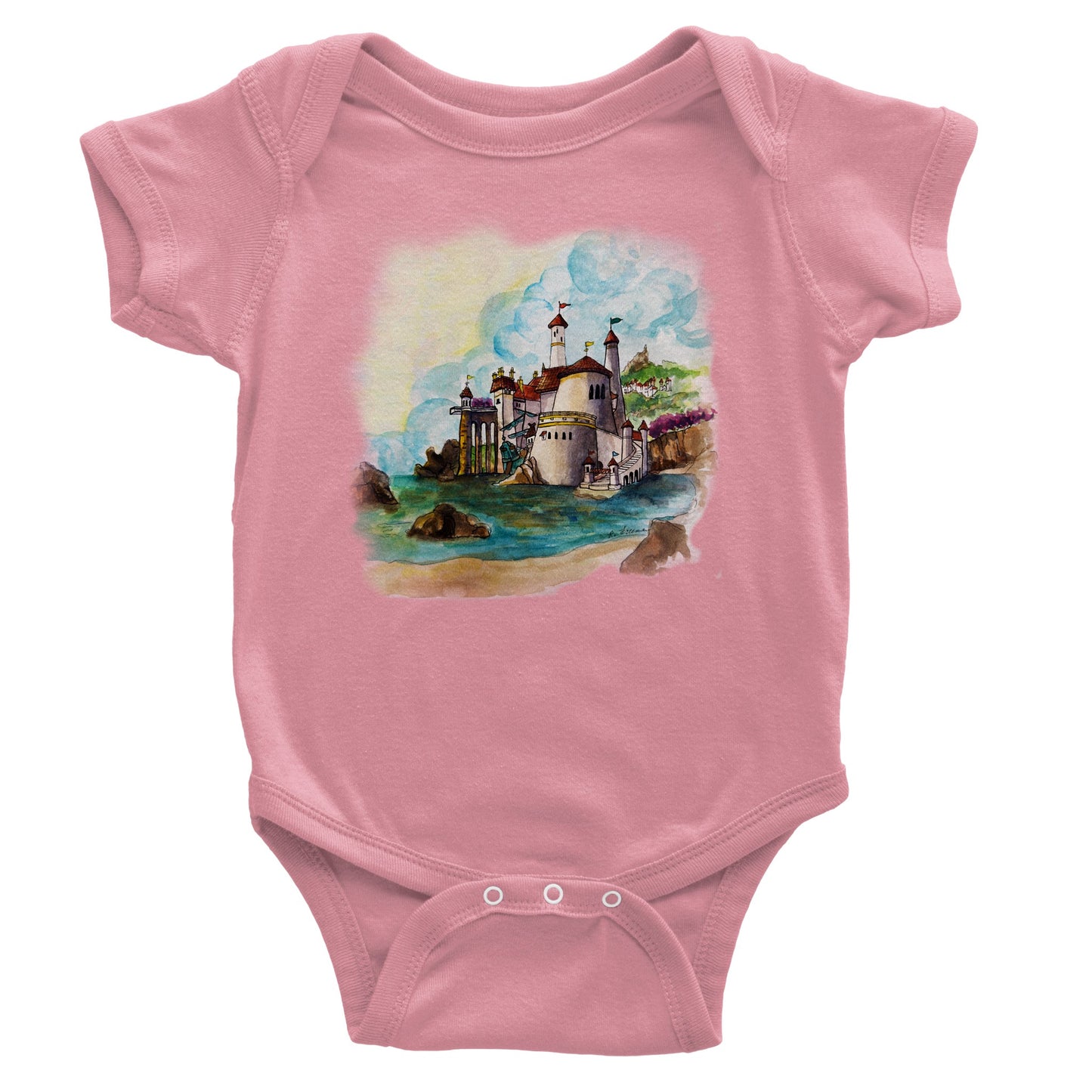 Little Mermaid - Classic Baby Short Sleeve Bodysuit