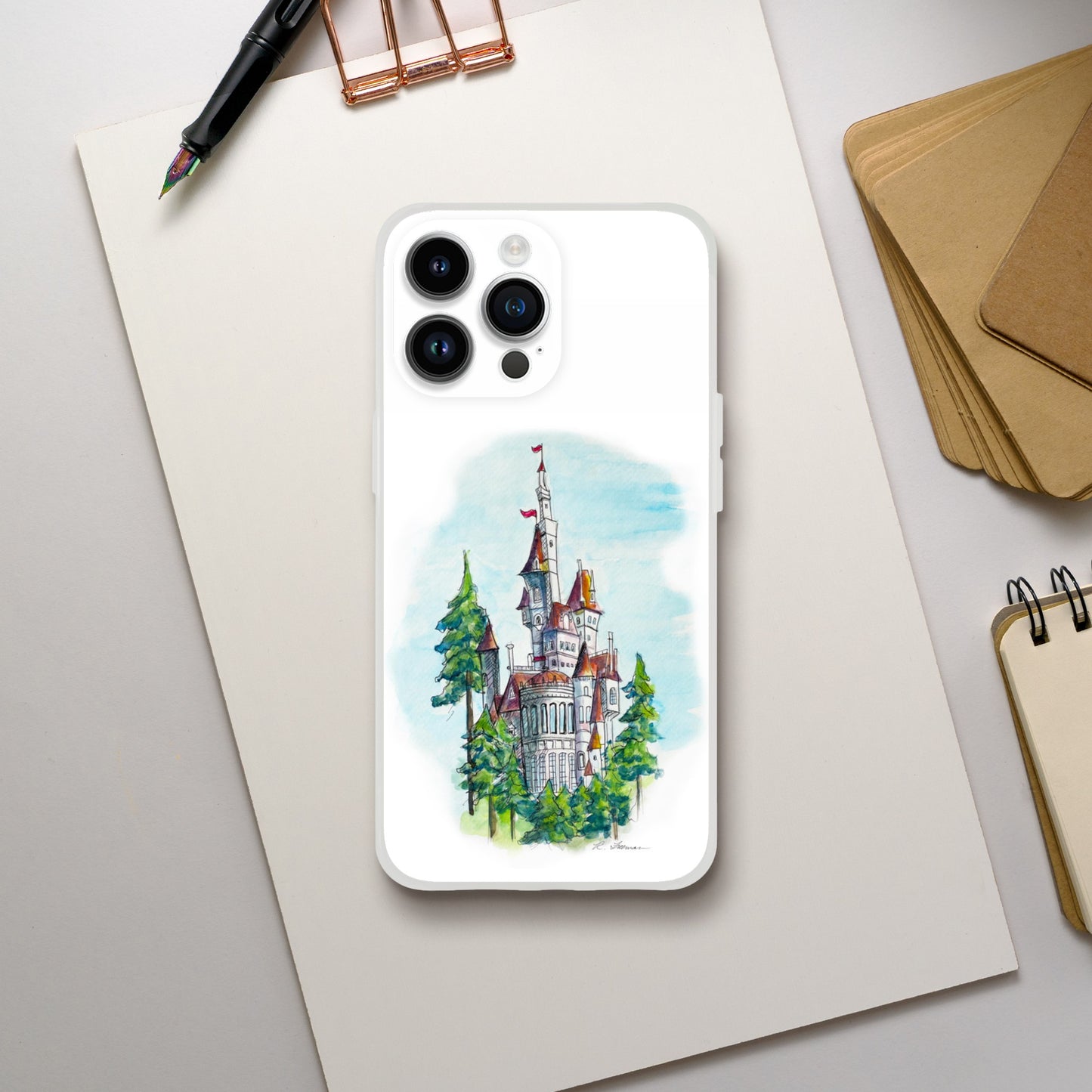 Beauty and The Beast's Castle - Flexi case