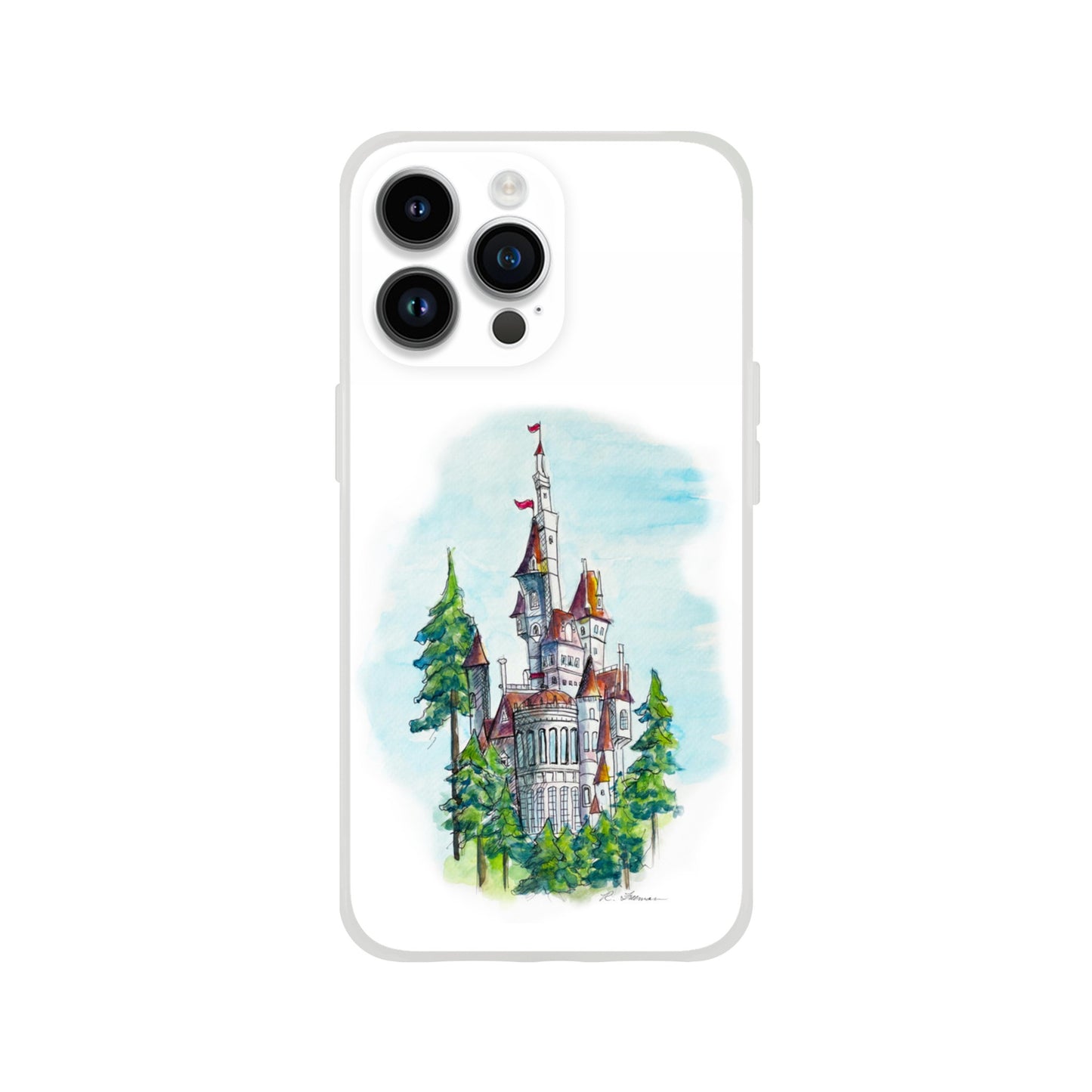 Beauty and The Beast's Castle - Flexi case