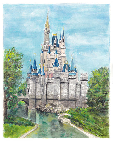 SET - Disney Park Icons - Not Framed - 16" x 20"