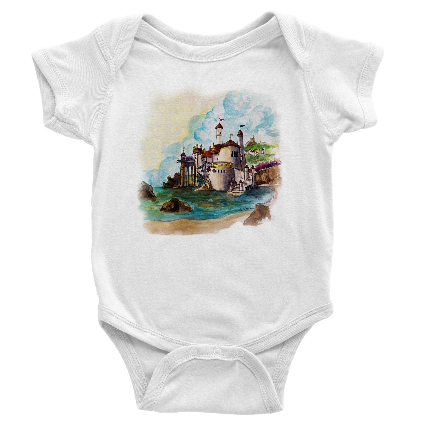 Little Mermaid - Classic Baby Short Sleeve Bodysuit